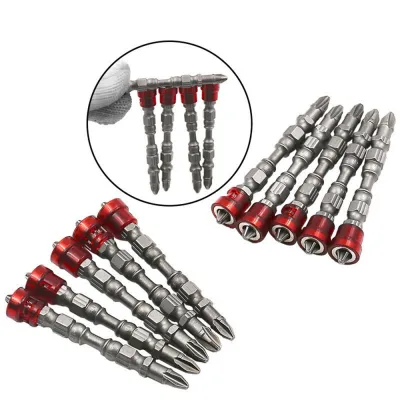 Phillips Drill Bit Magnetic Cross-Head Screwdriver Bits 1/4 Inch Hex Shank Electric Screw Driver Woodworking Household Tools Screw Nut Drivers