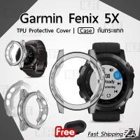 ฟรี จุกยาง - เคสกันกระแทก เคส วัสดุ PC Case Cover Shell PC Protective for Garmin Fenix 5X สำหรับ นาฬิกา สมาร์ทวอช Garmin Fenix 5X