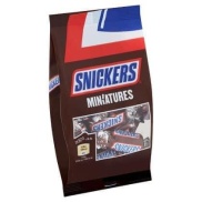 SNICKERS MINIATURES CHOCOLATE 150GRAM.