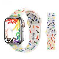 สร้อยข้อมือกีฬาเหมาะสำหรับสายนาฬิกา Apple กำไลข้อมือ Iwatch Series 7 Se 3 4 5 6 8สายผ้าไนลอนพิเศษ44มม. 40มม. 45มม. 41มม. 49มม. 42มม. 38มม.