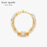 KATE SPADE NEW YORK LOCK AND SPADE LINK BRACELET KD328 กำไลข้อมือ