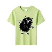 Kids T-Shirt cartoon Moomin graphic Tops Boys Girls Distro Age 1 2 3 4 5 6 7 8 9 10 11 12 Years