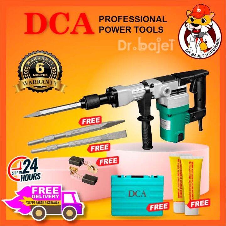 FREE DELIVERY DCA Demolition Hammer AZG066S 1400W Lazada