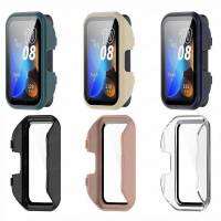 เคสกระจกสำหรับ Huawei Honor Band 8 7 6 Pro ES ภาพกรอบปกป้องหน้าจอกระจก PC GS3สำหรับ Huawei Fit 2 Watch D Bumper