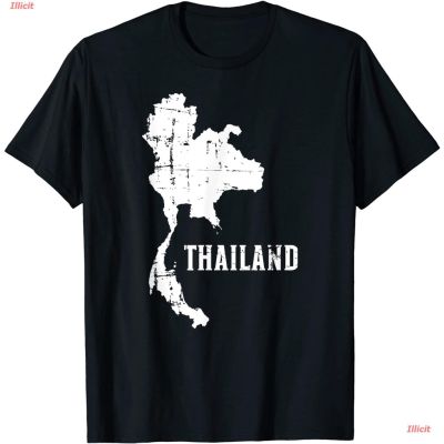 เสื้อยืดกีฬา Thailand Map T-Shirt Mens Womens T-shirts