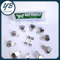 ตะขอกระโปรง ยี่ห้อผีเสื้อ (BUTTERFLY) ตะขอสอยมือ ตะขอติดผ้า  คุณภาพดีราคาถูก