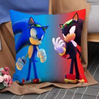 Clarissali Pillowcase Printed S-Sonic 40x40cm Bedroom Car Cushion Cover PlushPillow Cases