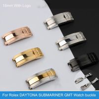 Watch Band Glidelock Clasp For Rolex DAYTONA SUBMARINER GMT Yacht-Master Fine-tuning Pull Button Buckle 16mm