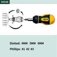 6 In 1 SATA Stubby แม่เหล็กไขควงเฟืองที่จับยางหลายบิต