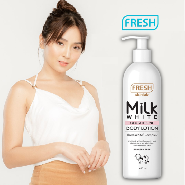FRESH MILK WHITE GLUTATHIONE BODY LOTION 480ML Lazada PH
