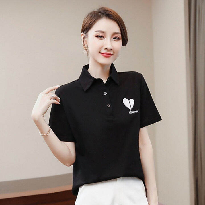 Áo Thun Polo Nữ Có Cổ Ngắn Tay Mã H554 Thời Trang Zanata Phong Cách Hàn Quốc  Trẻ Trung, Năng Động | Lazada.Vn
