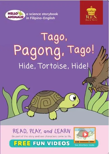 Hello Animals Tago, Pagong, Tago! | Hide, Tortoise, Hide! STORYBOOK (Big  Book) | Lazada PH