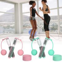 ✇✘□ Counting Weighted Skipping Rope Heavy Cordless Jumping Rope Non-slip Sweat-absorbing Adjustable Fitness Weight Loss Equipment