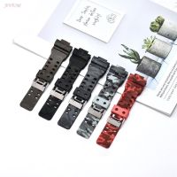 Rubber G Shock Camouflage Sport Watchbands Accessories 16mm