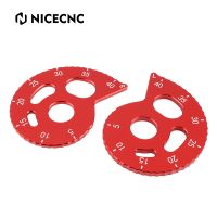 NICECNC Motorcycle Aluminum Rear Left Right Chain Adjuster Adjustment Kit For Honda XR650L XR 650L 1993 2022 Accessories Red