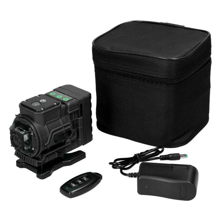 Smart Sensor Multifunctional 12 Lines Green Light Laser Level 3° Self