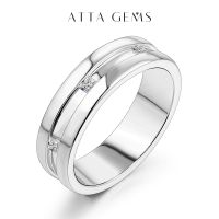แหวนเพชรโมอิสสำหรับผู้หญิง18K แหวนแต่งงานแหวนหมั้นชุบทองสำหรับปลูกในห้องปฏิบัติการ