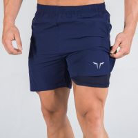 Summer 2021 Running Shorts Men 2 In 1 Sports Jogging Fitness Shorts Mens Gym Training Quick-drying Sports Shorts Male short