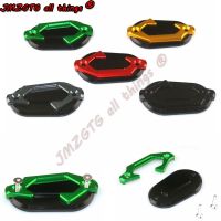 Motorcycle CNC Brake Resevoir Cap For KAWASAKI NINJA400 2018 2019 Front Brake Reservoir Cover Cap Oil can lid