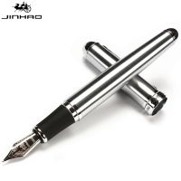 Jinhao X750 Silver Stainless Steel Medium 18KGP Nib Fountain Pen  Pens