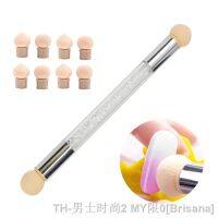 hot【DT】☃  Gradient Double-ended Shading Dotting Sponge Rhinestone Handle Painting