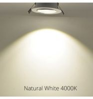 【▼Hot Sales▼】 can511637234 1ชิ้นไฟสปอตไลท์ Led 1W 3W 4W 5W 7W แอลอีดีพักสีขาวบริสุทธิ์หรี่แสงได้สำหรับใช้ในที่พักอาศัยโคมไฟปรับ Ac110v220v ได้ (หรี่แสงได้7W)