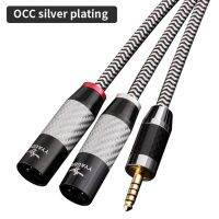 7N OCC Hifi 4.4mm to 2XLR Cable for Mp3 DAC AMP 4.4MM Jack Audio Output Amplifiers High Quality 4.4 to 3Pin Xlr Upgrade Cable