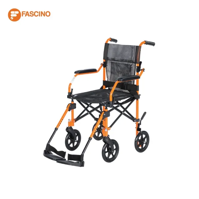 Mobility Healthcare รถเข็นอัลลอยด์ รุ่น HY9800LF น้ำหนักเบา พับได้ สี