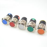 1pcs 22mm Waterproof Warning LED concave Metal Indicator Pilot Light Signal Lamp 12V 24V 220V Machine Car Boat Working