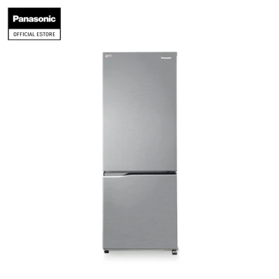 Panasonic ตู้เย็น 2 ประตู (10.3 คิว, สี Silver Steel) รุ่น NR-BV320QPTH | เทคโนโลยี Prime Fresh -3°C | Econavi + Inverter ประหยัดไฟ | Ag Clean ยับยั้งเชื้อราและแบคทีเรีย