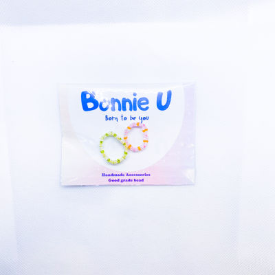 **Inbox สอบถามลายก่อนสั่งซื้อ** แหวนลูกปัดแฮนด์เมด ลูกปัดคุณภาพดี [BONNIEU]