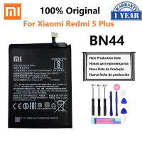 (ในสต็อก) 100 Original Xiao Mi BN44 4000MAh Xiaomi Redmi 5 Plus Red Mi 5 Plus ศัพท์คุณภาพสูงเปลี่ยนแบตเตอรี่ **