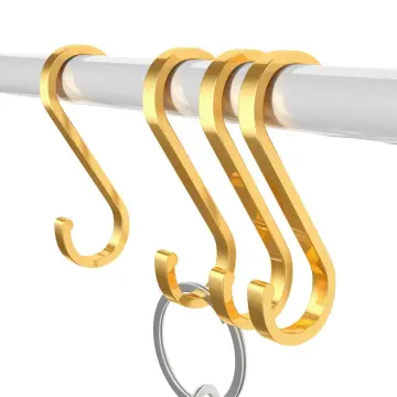 5pcs C Shape Hooks Aluminium Alloy Hanger Hook S Shaped Scarves