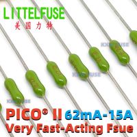 【YF】 10Pcs 2.4x7mm Littelfuse 62mA 125mA 250mA 500mA 1A 2A 3A 4A 5A 7A 10A 12A15A Axial Lead Fuse 125V Fast Blow PICO Resistance