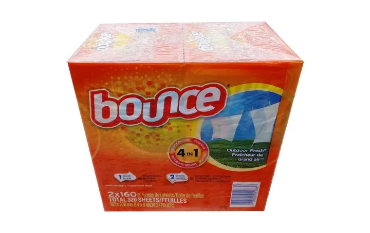 Bounce Outdoor Fresh Fabric Softener Dryer Sheets (160 Sheets Sets Of 2 ...