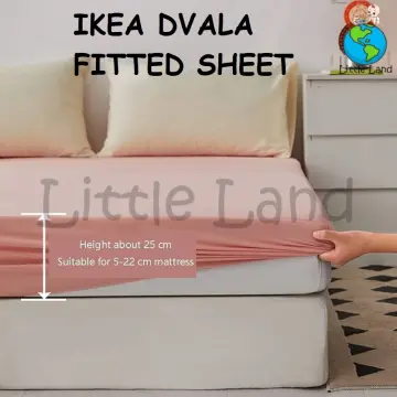 DVALA Sheet set, light pink, Queen - IKEA