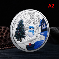 [Lowest Sale] Snow Man Silver Coin ของขวัญของที่ระลึก999.9เหรียญโลหะเงินชุบ