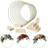 40cm Metal Hoop Wreath Frame Wire Ring Flower Garland Holder Rings DIY Macrame Floral For Wedding Decoration Dream Catcher