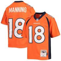 NFL Denver Broncos Jersey Peyton Manning Football Tshirt Retro Sports Tee Fans Edition Plus Size