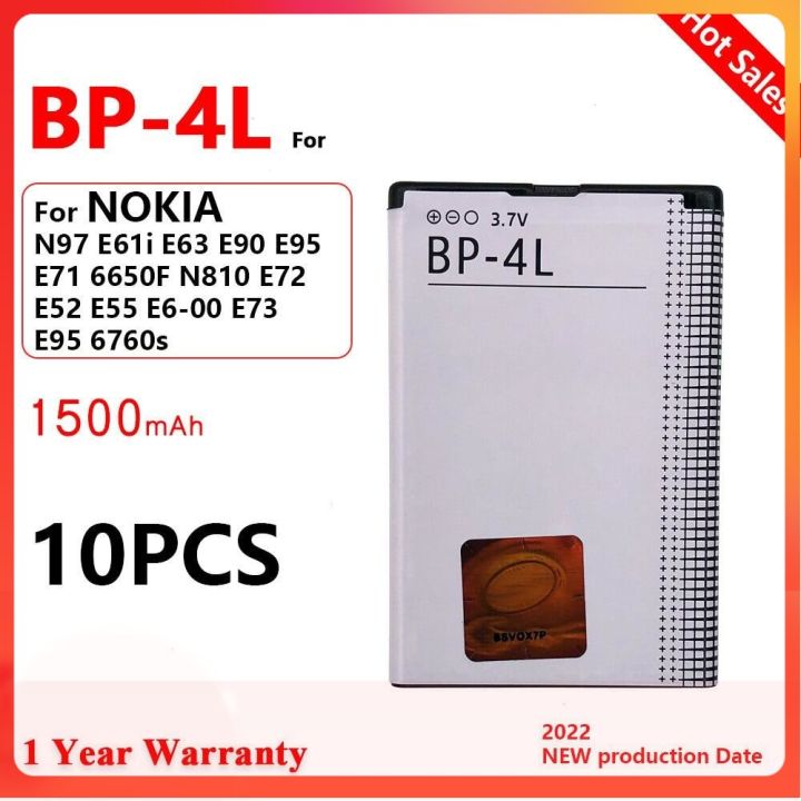 bp-4l-แบตเตอรี่ชาร์จสำหรับ-nokia-n97-e61i-e63-e90-e95-e71-6650f-n810-e72-e52-e55-e6-00-e73-e95-6760s-bp4l-1500mah