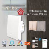 ZigBee Light SwitchSmart Home Wall Push Button Switch1/2/3 WayAPP ControlEU UK standardWorks With Google Home Aleax