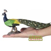 Animal Kingdom - โมเดล Peacock นกยูง เขียว ขนาด 26.00 CM (จากสงขลา)