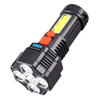 LED Flashlights For Emergencies LED Strategic Flashlight For Camping Hiking Waterproof USB Rechargeable Flashlights For Outdoor