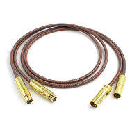 Hi-End Accuphase 40th Anniversary Edition 3 Pins XLR Interconnect Cable Hifi สายสัญญาณโรเดียมชุบ XLR Plug