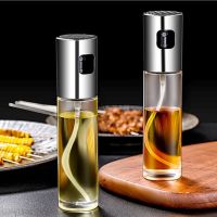 ✹ BBQ Baking Olive Oil Spray Bottle Oil Vinegar Spray Bottles Water Pump Gravy Boats Grill BBQ Salad Sprayer Glass Kitchen Tools