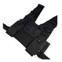 【YF】 Two-Way Radio Harness Chest Rig Hip Hop Streetwear Functional Front Pack