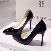 Ready Stock รองเท้าส้นสูง Stiletto Apricot Women S Shoes Pointed Toe Shallow Mouth Heels