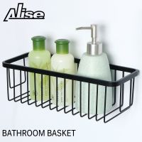 ✴ Alise Bathroom Basket 304 Stainless Steel Shower Caddy Storage Shelf for Shampoo Soap Holder Wall Mounted Hanging Basket