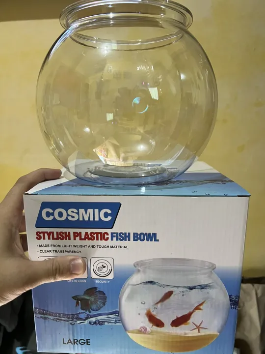 Fish Bowl Aquarium Plastic Large Size Lazada PH