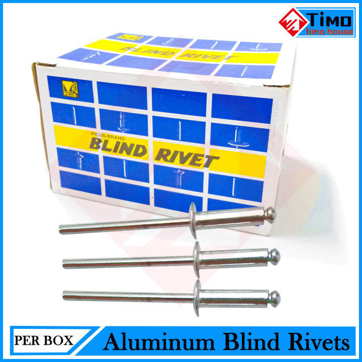 Hopway (per box) Blind Rivets Blind Rivet 1/8” x 1/2” Lazada PH